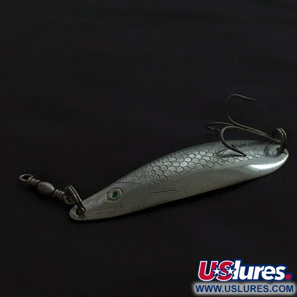 Sølvkroken Storlaksen, Argent, 10g, Cuillère ondulante #23107