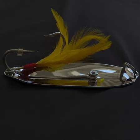 Crippled Alewive 9/0, 72g, Chrome, Cuillère de pêche #23148