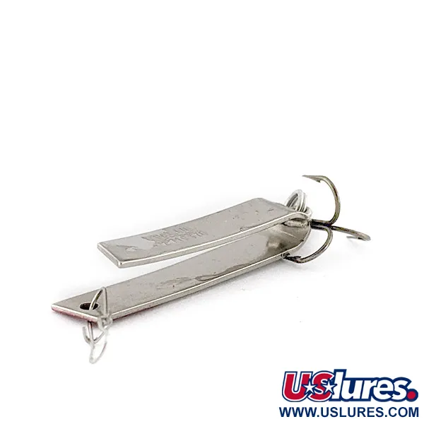 Luhr Jensen Super-Duper 502, Nickel/Rouge, 2,5g, Cuillère #23158