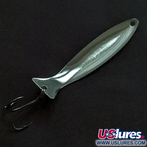 Worth Fly Rod Demon, 2,5 g, nickel/rouge/blanc, Cuillère ondulante #23414