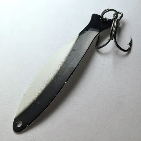 Worth Demon, 2,5g, noir/blanc/nickel, cuillère pour canne à mouche #23175