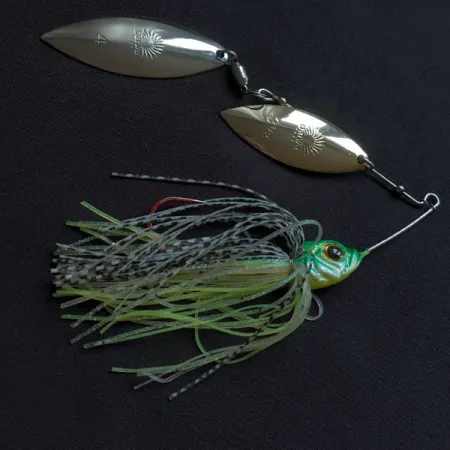 Daiwa Double Willow, 14g, Vert/Chartreuse, Spinnerbait #23183