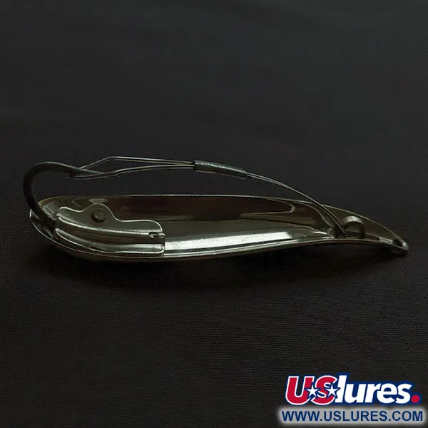 Weedless Bait Company FISHTRAP, 8,5g rouge/blanc/nickel, Cuillère vintage #23191