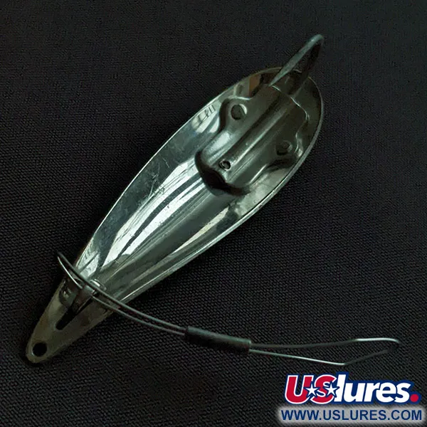 Weedless Bait Company FISHTRAP, 8,5g rouge/blanc/nickel, Cuillère vintage #23191