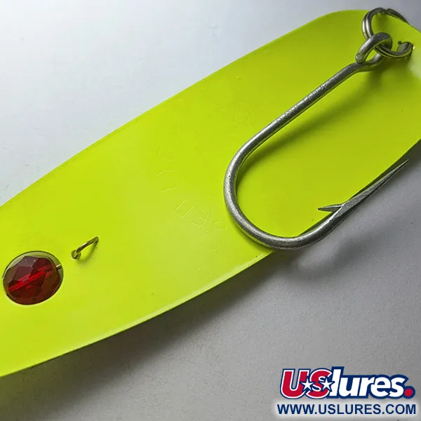 Red Eye Lures Red Eye Evil Eye, 18g, Jaune Chartreuse, Cuillère #23200