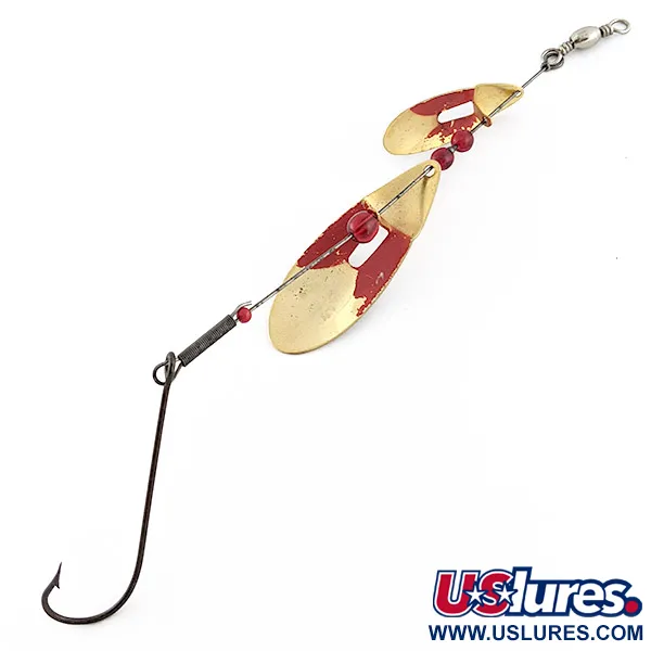 Marathon June-Bug Tandem, 8g nickel/rouge, Spinner #23202