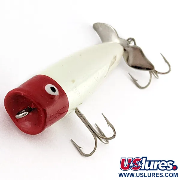 Burke Pop Top, red head, 14g, leurre de surface #23204