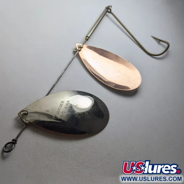 Pflueger Indiana, Tandem 14g Nickel/Cuivre, Cuiller tournante #23235
