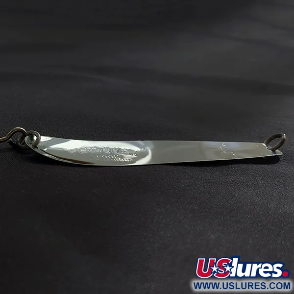 Luhr Jensen Flutter Spoon 44, 4g, Nickel/Bleu, Cuillère ondulante #23239