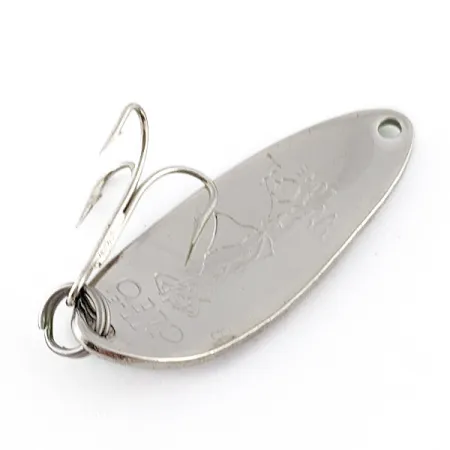 Seneca Little Cleo (Hula Girl), 10g, nickel/vert, cuillère ondulante #23255