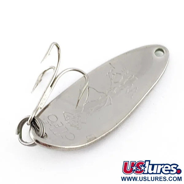 Seneca Little Cleo (Hula Girl), 10g, nickel/vert, cuillère ondulante #23255