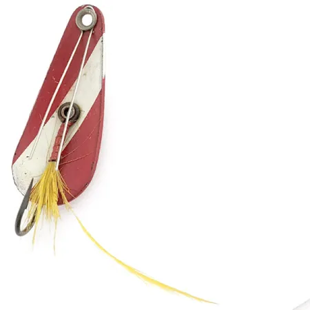 Weezel bait Rex Spoon, Rouge et Blanc, 7g, Cuillère anti-herbe #23267