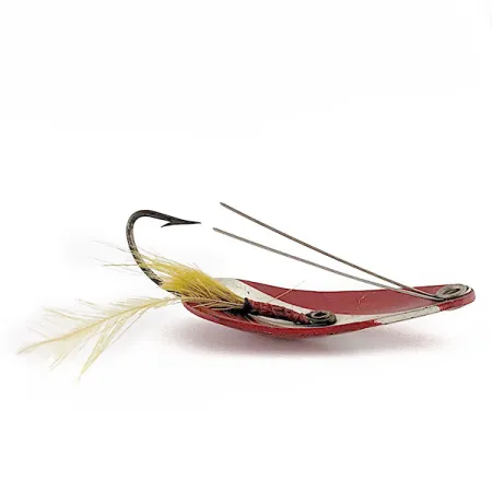 Weezel bait Rex Spoon, Rouge et Blanc, 7g, Cuillère anti-herbe #23267