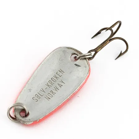 Sølvkroken Nordic, 7g, Rose Fluo/Argent UV, Cuillère ondulante #23271