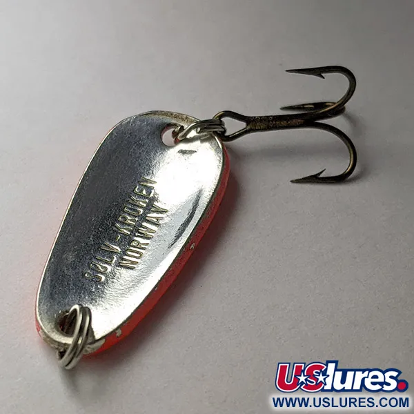 Sølvkroken Nordic, 7g, Rose Fluo/Argent UV, Cuillère ondulante #23271