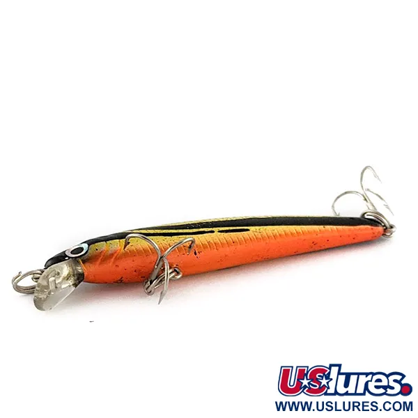 Yo-Zuri Pin's Minnow 50F, Or/Noir/Orange, 2g, Poisson-nageur #23274
