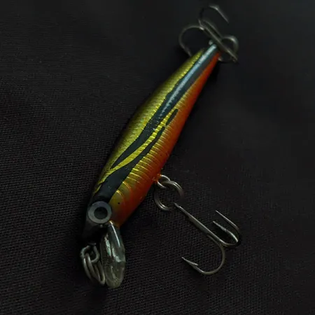 Yo-Zuri Pin's Minnow 50F, Or/Noir/Orange, 2g, Poisson-nageur #23274