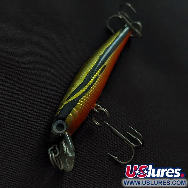 Yo-Zuri Pin's Minnow 50F, Or/Noir/Orange, 2g, Poisson-nageur #23274