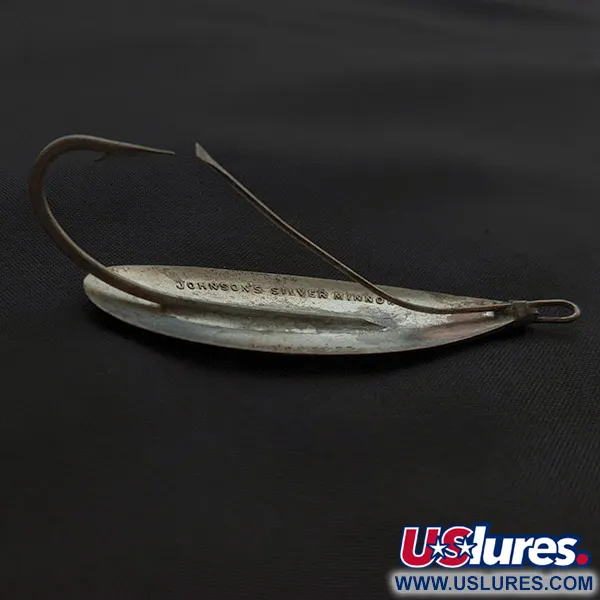 Johnson Silver Minnow Weedless, 9g, cuivre/argent, cuillère ondulante #23351