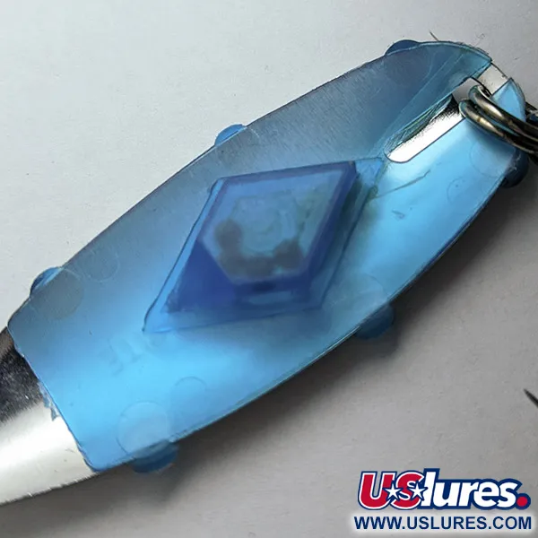 Johnson’s Rattlin’ Coho Sprite, Chrome et Bleu, 19g, Cuillère ondulante #23365