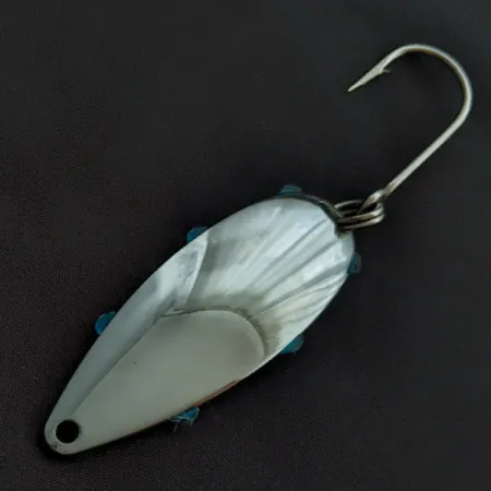 Johnson’s Rattlin’ Coho Sprite, Chrome et Bleu, 19g, Cuillère ondulante #23365