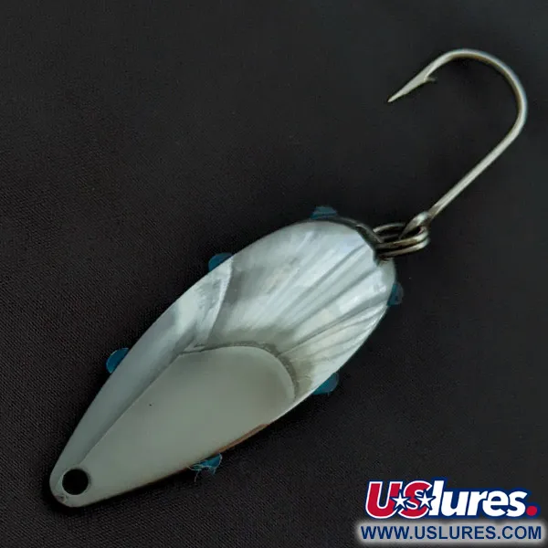 Johnson’s Rattlin’ Coho Sprite, Chrome et Bleu, 19g, Cuillère ondulante #23365