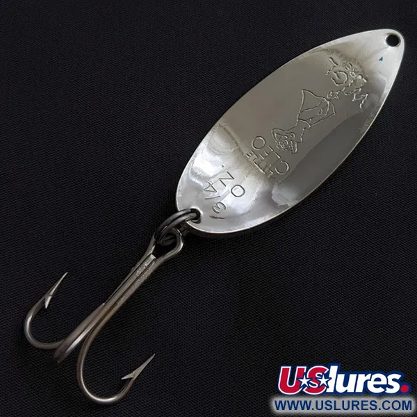 Seneca Little Cleo (Hula Girl), 21g nickel/bleu, cuiller ondulante #23380