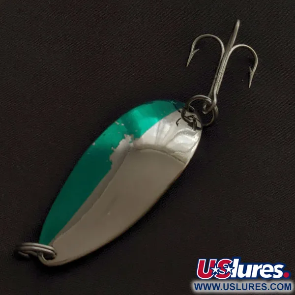 Seneca Little Cleo (Hula Girl), 18g nickel/vert, cuillère ondulante #23402