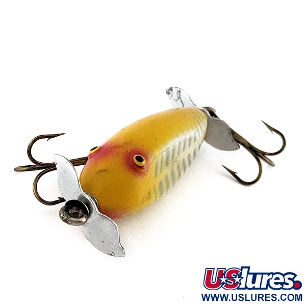 Creek Chub Injured Minnow, Jaune, 6g, Leurre de surface #23433