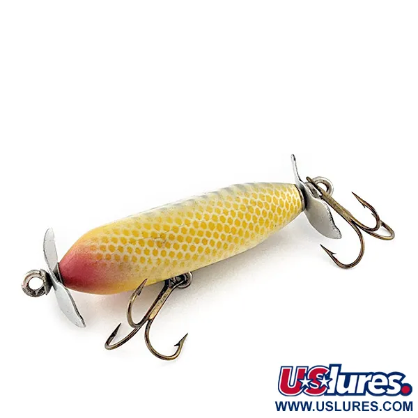 Creek Chub Injured Minnow, Jaune, 6g, Leurre de surface #23433