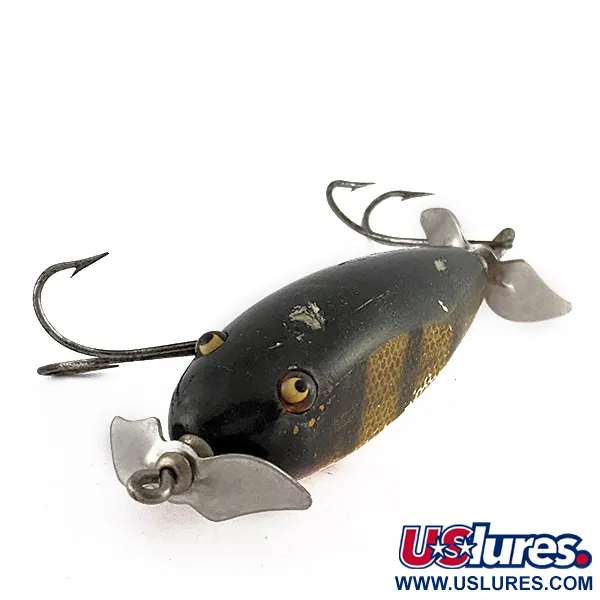 Creek Chub Injured Minnow, 14g, Perche, yeux en verre, Leurre flottant #23436