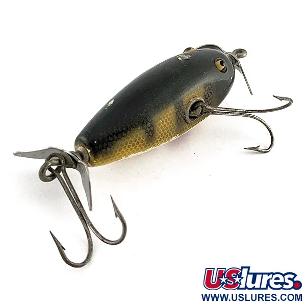 Creek Chub Injured Minnow, 14g, Perche, yeux en verre, Leurre flottant #23436