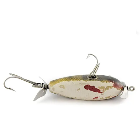 Creek Chub Injured Minnow, 14g, Perche, yeux en verre, Leurre flottant #23436