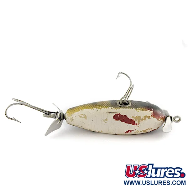 Creek Chub Injured Minnow, 14g, Perche, yeux en verre, Leurre flottant #23436