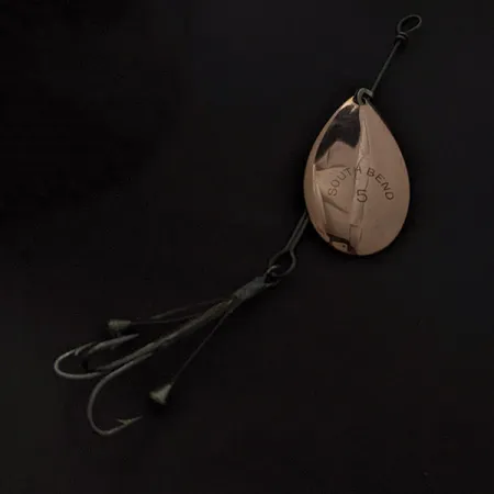 South Bend Spinner 5, 7g nickel/cuivre, Cuiller Tournante #23438