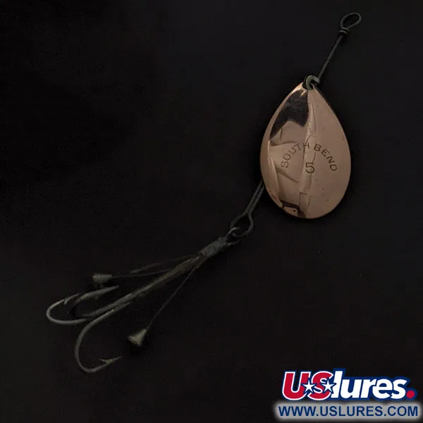 South Bend Spinner 5, 7g nickel/cuivre, Cuiller Tournante #23438