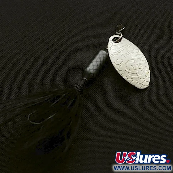 Yakima Bait Worden's Original Rooster Tail, 2,6g Argent/Noir, Cuillère tournante #23452