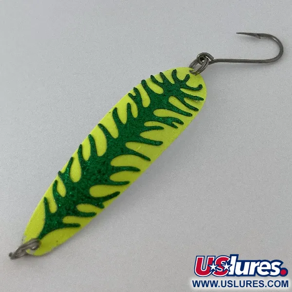 The Producers Hookster Totem #4, Jaune et Vert, 8g, Cuillère ondulante #23480