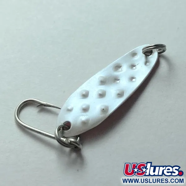 Luhr Jensen Alpena Diamond, Blanc Martelé, 1g, Cuillère #23490