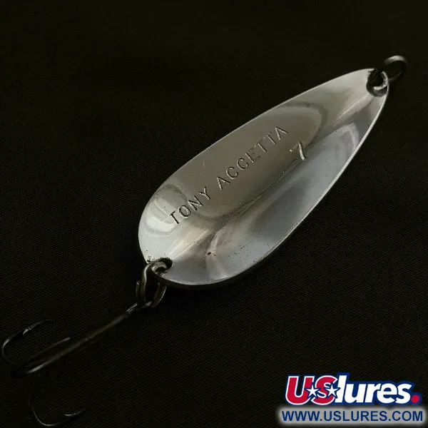 Tony Accetta 7, 21g, Nickel, Cuillère Ondulante #23497