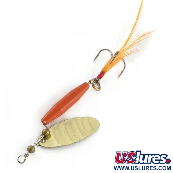 Worth #301, rouge/noir/or, 9g, Cuiller tournante #23504