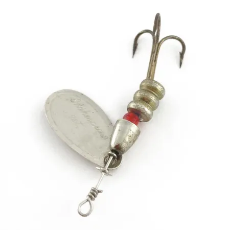 Shakespeare Jet, Argent et Vert, 4g, Cuillère tournante #23505