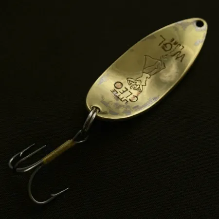 Seneca Little Cleo (Hula Girl), 14g, nickel/or, cuillère ondulante #23515