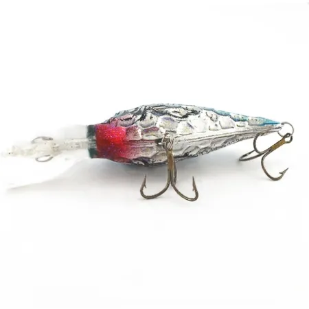 Renosky Deep Dive Honeycomb Rattl shad, 12g, argent/bleu, poisson-nageur #23542