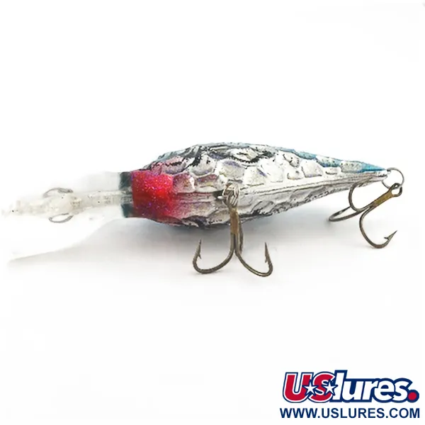 Renosky Deep Dive Honeycomb Rattl shad, 12g, argent/bleu, poisson-nageur #23542