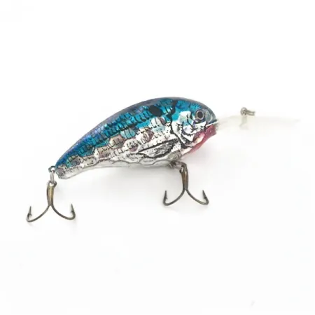 Renosky Deep Dive Honeycomb Rattl shad, 12g, argent/bleu, poisson-nageur #23542