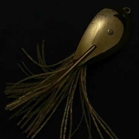 Nemire Lures Red Ripper, Or, 14g, Cuillère ondulante anti-herbe #23543