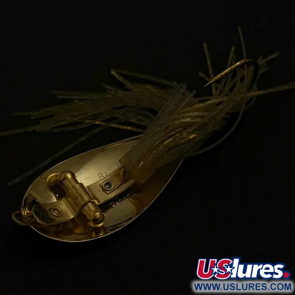 Nemire Lures Red Ripper, Or, 14g, Cuillère ondulante anti-herbe #23543