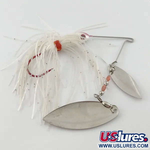 Strike King Red Eyed, 21g, blanc et argent, Spinnerbait #23566