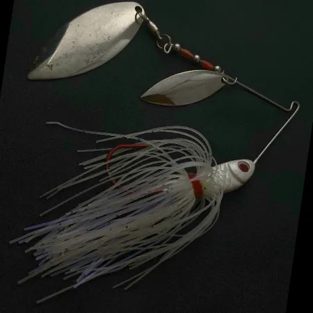 Strike King Red Eyed, 21g, blanc et argent, Spinnerbait #23566